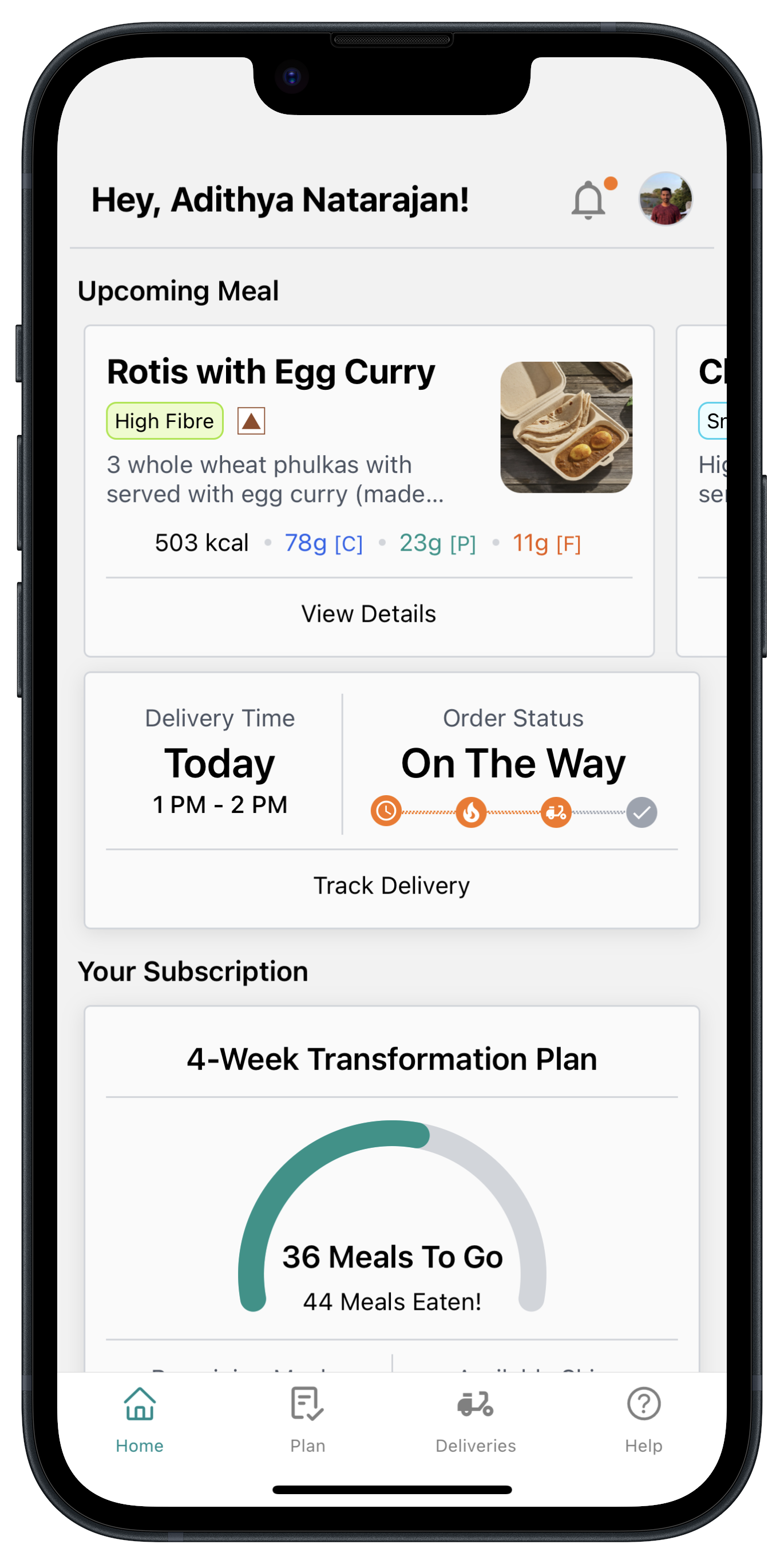 Image for: Easily Manage your Meals and Deliveries